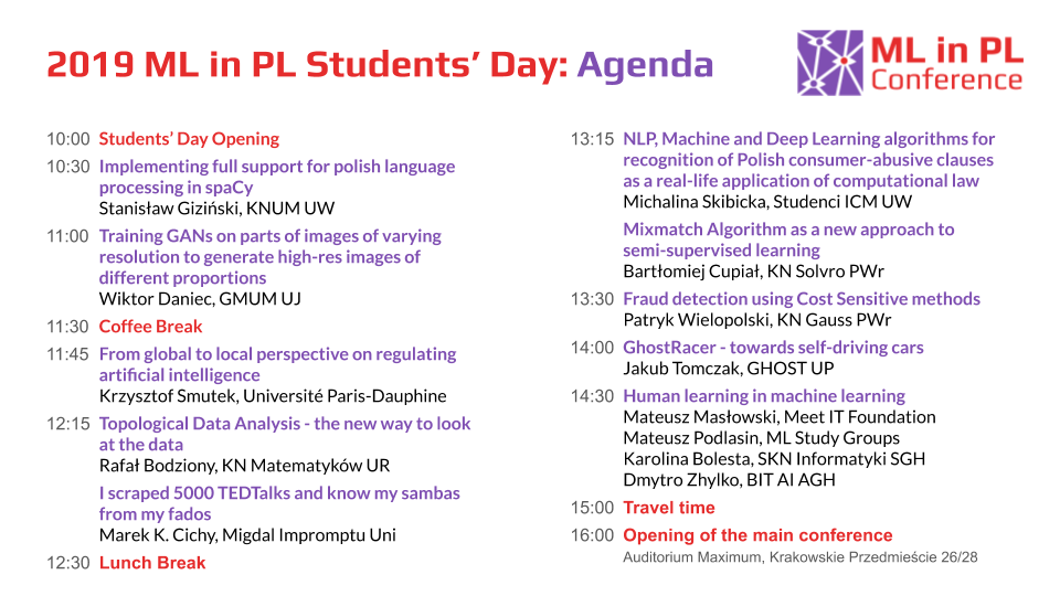 Students Day Agenda